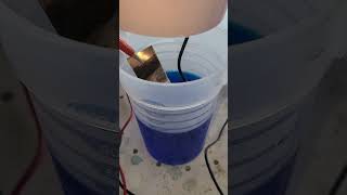 Electroplating 3D print with copper 3dprinting experiment chemistry electroplating [upl. by Adnyc]