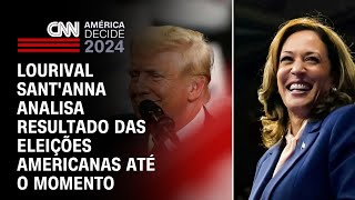 Lourival SantAnna analisa resultado das eleições americanas até o momento  CNN PRIME TIME [upl. by Anaek]