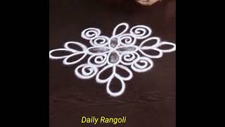 Navarathri special simple rangoli designsSmall rangoli for beginnersLatest kolam for festivals [upl. by Levitt359]