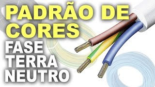 Padrão de cores dos fios fase neutro e terra NBR 5410 [upl. by Kesia]