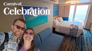 Carnival Celebration Room Tour amp Review  Balcony Cabin 8G  Carnival Cruise Line Cabin Tour [upl. by Downall]