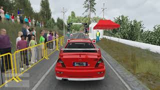 Falperra hillclimb 2023 Mitsubishi Evo VI assetto corsa [upl. by Haibot351]