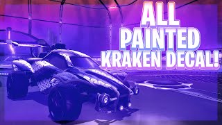 ALL NEW PAINTED KRAKEN DECAL Rocket League Season 14 Update [upl. by Heintz]