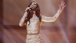 Conchita Wurst ganadora de Eurovisión 2014 [upl. by Bacon]