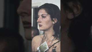 When Art Turns Disturbing Marina Abramovićs Unforgettable Rhythm 0 Experience shorts [upl. by Kire]