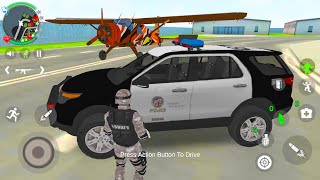 Police Officer SUV Car Chase Private Airplane and Helicopter Flight Simulator  Android Gameplay [upl. by Nyra662]