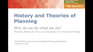 History and Theories of Planning AICP Exam Review Fall 2023 [upl. by Airda]