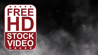 Free Stock Videos – 3 minutes VFX ground fog with dust particles floating on black BG 3D animation [upl. by Fitz470]