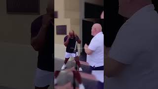 Mike Tyson VS old school boxer 😂 [upl. by Atinev]