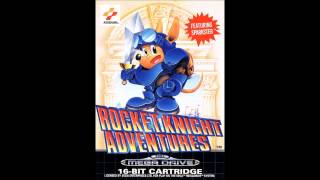 Rocket Knight Adventures  Stage 4  Flying Battleship EXTENDED Music [upl. by Coryden950]