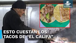 ¿Cuánto cuestan los tacos de “El Califa de León” taquería con una estrella Michelin [upl. by Stephen]