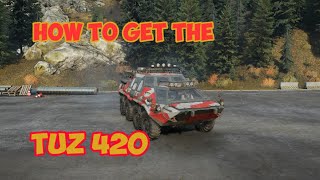 HOW TO GET THE TUZ 420 quotTatarinquot IN SNOWRUNNER [upl. by Tice244]