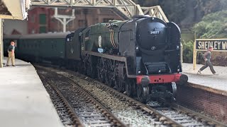 BRSR Bulleid Rebuilt Battle of Britain Class 603 Squadron  Solo Running Session 2017 [upl. by Aarika]