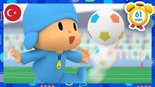 ⚽ POCOYO TÜRK  Futbol Dünya Kupası Maçları  61 dakika  Çocuklar için ÇIZGI FILMLER [upl. by Eissim704]