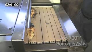 Italforni TS Gas Stone Conveyor Oven Demo [upl. by Charpentier648]