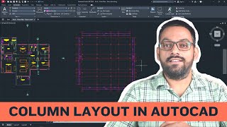 Creating Detailed Column Layout in AutoCAD for Civil Engineers [upl. by Rehpretsirhc397]