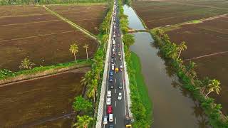 ALAPPUZHA CHANGANASSERY ROAD [upl. by Hgalehs]