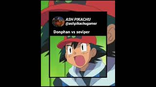 donphan vs seviper pokemon cartoon [upl. by Guod80]