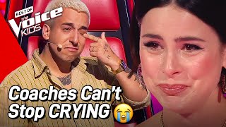 EMOTIONAL Coaches CRY During these Performances on The Voice Kids 🥲 [upl. by Oaht72]