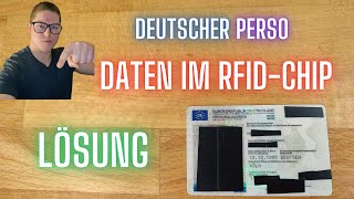 RFIDChip im deutschen Perso unlesbar machen  schützen [upl. by Nabalas26]