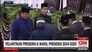 Sah PrabowoGibran Resmi Jadi Presiden amp Wakil Presiden Ke8 RI 20242029 [upl. by Namrej842]