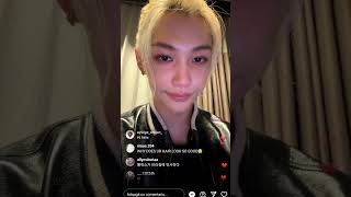 231210 Felix Instagram Live  speaking in eng talking about games singing and a little dancing [upl. by Repsag]