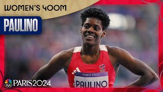 Marileidy Paulino STORMS to Olympic record in womens 400m victory  Paris Olympics  NBC Sports [upl. by Trepur102]