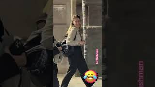 🤭Ooops🤪She Didnt Expect That😲 bushmanprank [upl. by Eirellam]