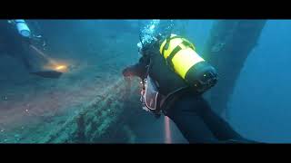 Diving in Arenzano  Haven Wreck [upl. by Aranat]