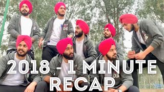 2018  1 Minute Recap  Bhangra  Folking Desi  Best of 2018  Best Punjabi Songs [upl. by Ybbor]