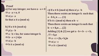 INTRODUCTION OF CONGRUENCES  Basic properties of congruences Presented By  Group 10 [upl. by Tedmund984]