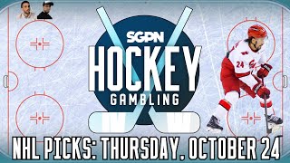 NHL Picks for Thursday October 24th  Reacting to Frozen Frenzy Ep 400 [upl. by Hector]