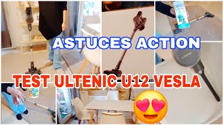 🌺 2 ASTUCES ACTION  TEST ASPIRATEUR ULTENIC U12 VESLA 😍 action ultenic [upl. by Veats]