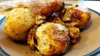 Crispy Garlic Parmesan Chicken Drumsticks NINJA FOODI Chicken Recipe [upl. by Leahcimnaj]