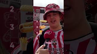 Southampton fan blind ranks matchday food 🌭 SaintsFC premierleague football Food UtilitaGiving [upl. by Nwadrebma56]