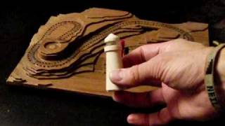 Lighthouse Cribbage Board Gets Lit [upl. by Ietta]