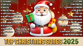 Top Christmas Songs 2025 🎄 Best Christmas Music Playlist 🎅 Merry Xmas Hits [upl. by Anigar]