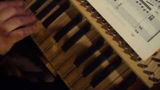 Toccata by Frescobaldi played on harpsichord with nylon gut strings Tiorbino [upl. by Yrred]