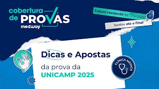 Dicas e Apostas para a prova da UNICAMP  Clínica Médica  Cobertura de Provas Medway [upl. by Anirt]