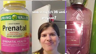 week in my life at 36 weeks pregnant [upl. by Cindi]