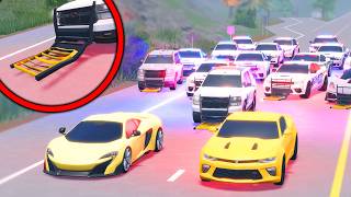 SUPERCARS VS 30 POLICE GRAPPLERS [upl. by Conyers]