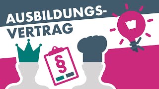 BERUFSAUSBILDUNGSVERTRAG einfach erklärt [upl. by Birgit]