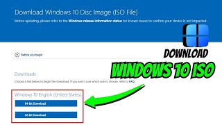 Hindi How to Download Windows 10 32bit64bit ISO image file from Microsofts Official website [upl. by Ssor]