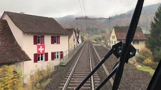 SBB Strecke Sissach  Olten quotLäufelfingerliquot [upl. by Neelak650]