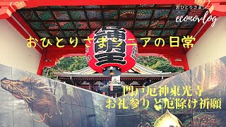 おひとりさまシニアの日常｜門戸厄神東光寺｜厄除開運祈願｜御礼参り【econovlog 32】 [upl. by Domenech514]