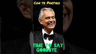 Andrea Bocelli latest quotCon te Partiroquot quotTime to say goodbyequot part 1 [upl. by Nefen783]