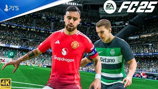 FC 25  Manchester United Vs Sporting CP  FtGyökeresRashford  UEFA UCL 2425 FINAL  PS5™ 4K60 [upl. by Warde690]