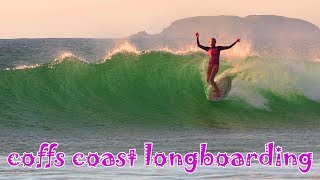 Coffs Coast Longboarding 10 Feb 18 Brett Tia Amanda [upl. by Shauna68]