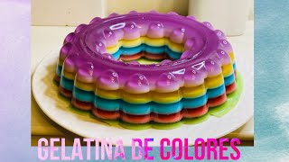 Gelatina de colores pasa a paso🚶‍♀️ [upl. by Felice]