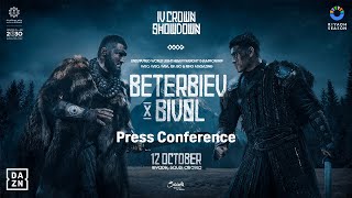 RIYADH SEASON ARTUR BETERBIEV VS DMITRY BIVOL LAUNCH PRESS CONFERENCE LIVESTREAM [upl. by Nlocnil]